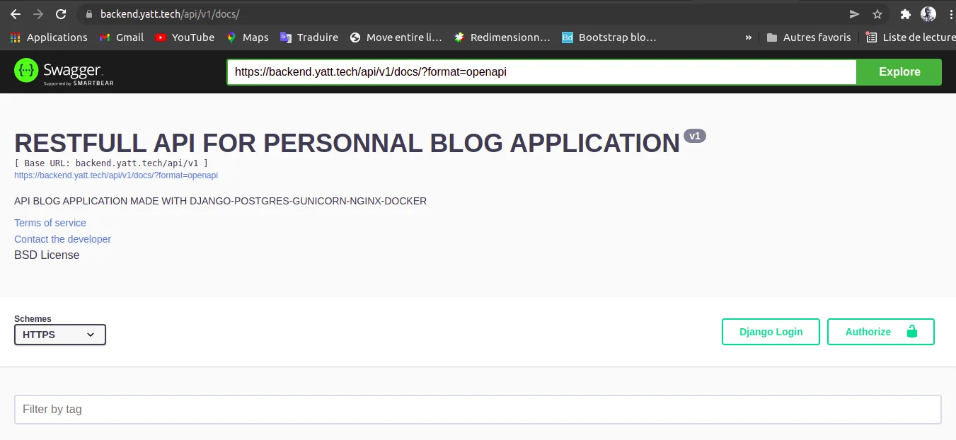 kend Restfull API for personal blog applications